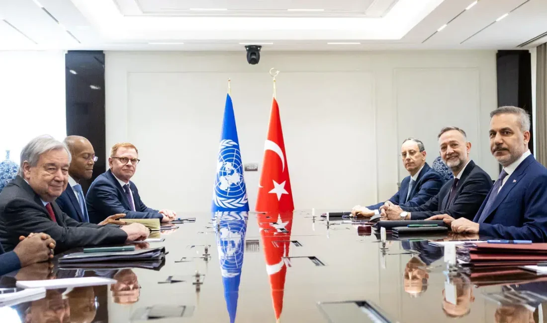 Dışişleri Bakanı Hakan Fidan ile Birleşmiş Milletler Genel Sekreteri Antonio