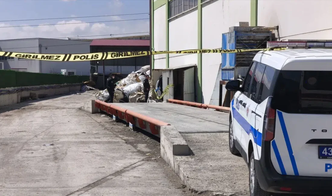 Kütahya’da faaliyet gösteren bir geri dönüşüm tesisinde mesai saatleri içerisinde