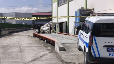 Kütahya’da faaliyet gösteren bir geri dönüşüm tesisinde mesai saatleri içerisinde