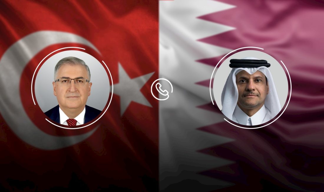 Milli Savunma Bakanı Yaşar Güler ile Katar Başbakan Yardımcısı ve