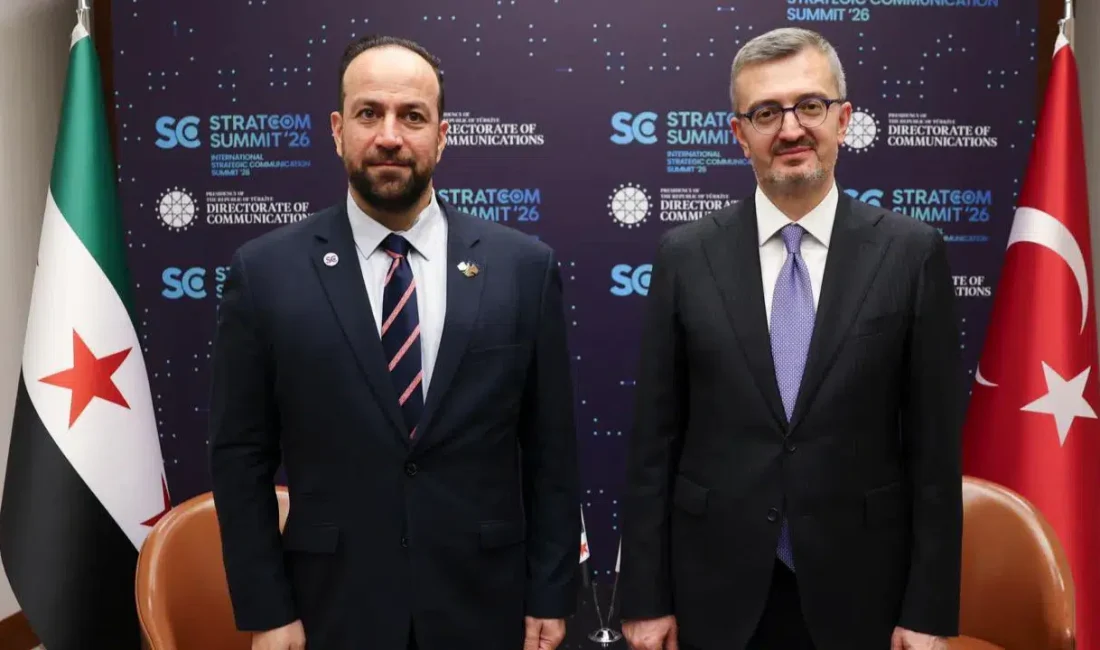 Cumhurbaşkanlığı İletişim Başkanı Burhanettin Duran ile Suriye Enformasyon Bakanı Dr.