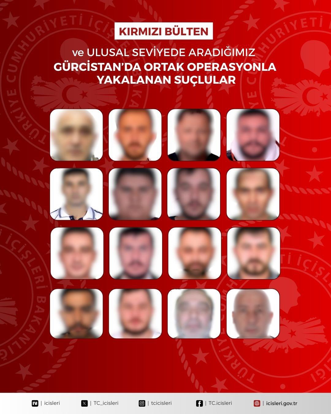 Gürcistan'daki dev operasyonda kırmızı bültenle aranan hangi kritik isimler ele geçirildi