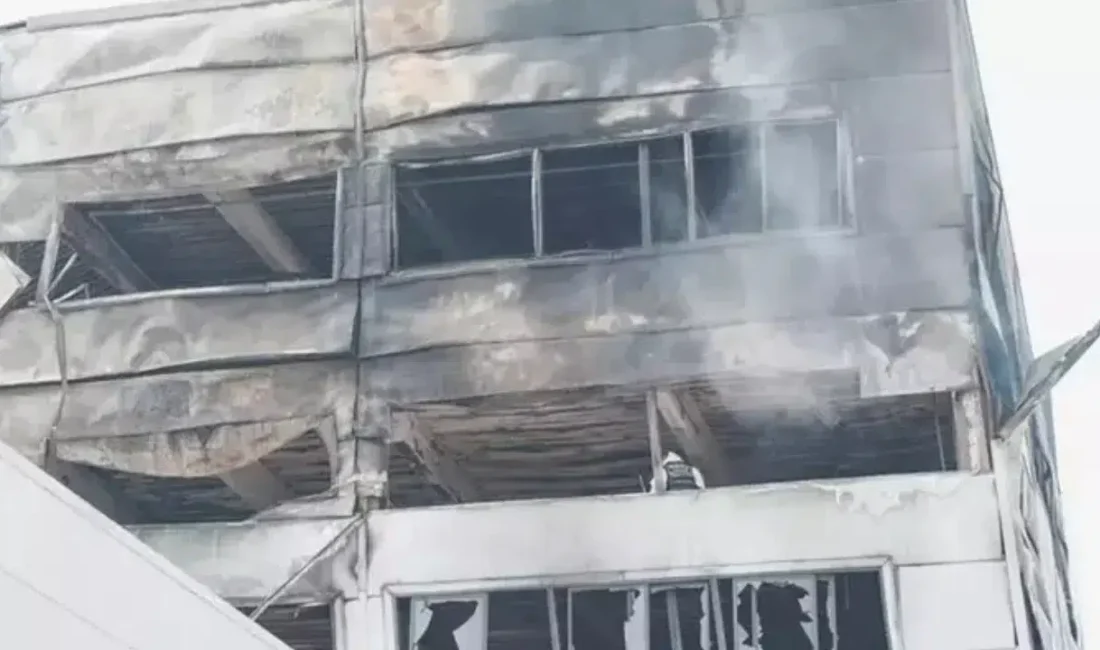 Güney Kore’nin Daejeon kentinde otomobil parçaları üreten dev bir fabrikada