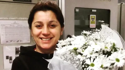 Zonguldak’ta spor yaptığı sırada aniden fenalaşarak yere yığılan genç hemşire