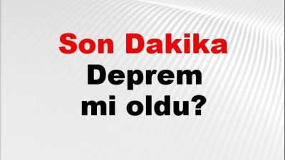 Türkiye genelinde sarsıntı hisseden vatandaşlar arama motorlarına yönelirken son dakika