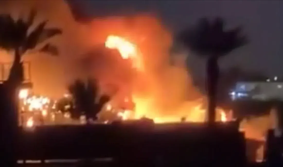 Irak’ın başkenti Bağdat’ta yer alan ve ABD askerlerinin konuşlu olduğu