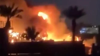 Irak’ın başkenti Bağdat’ta yer alan ve ABD askerlerinin konuşlu olduğu