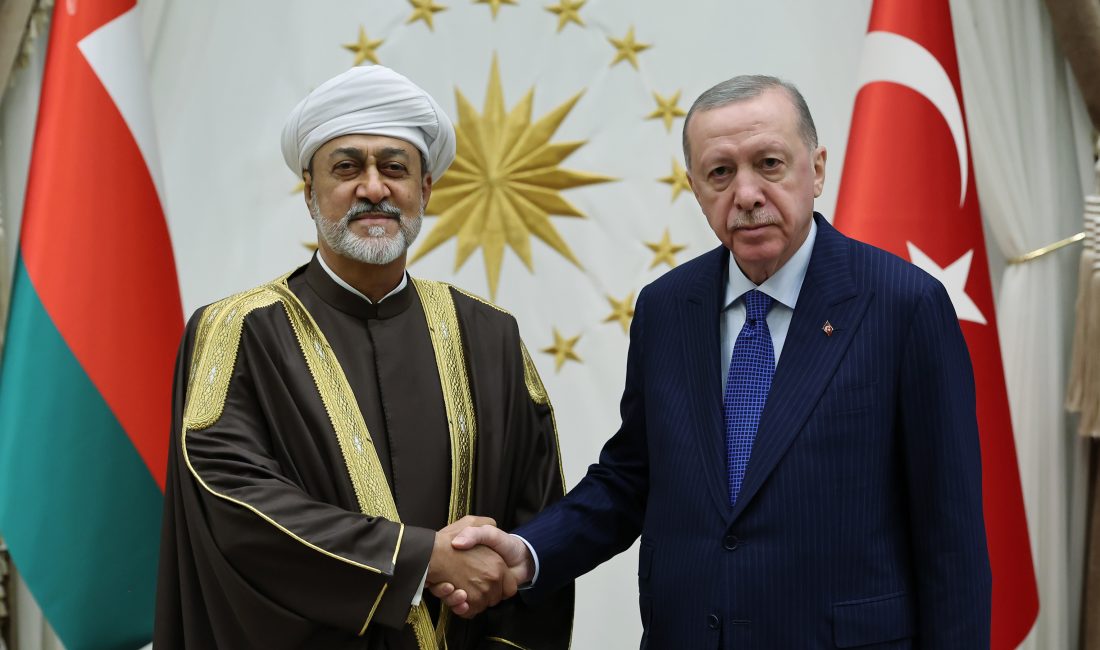 Cumhurbaşkanı Recep Tayyip Erdoğan, Umman Sultanı Heysem Bin Tarık ile