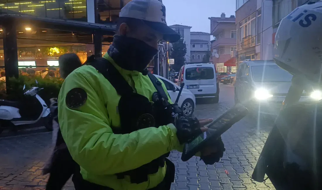 Tekirdağ’da gerçekleştirilen trafik denetimlerinde ehliyetsiz araç kullandığı tespit edilen sürücü
