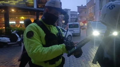 Tekirdağ’da gerçekleştirilen trafik denetimlerinde ehliyetsiz araç kullandığı tespit edilen sürücü