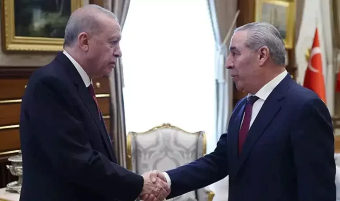 Cumhurbaşkanı Recep Tayyip Erdoğan, Filistin Devlet Başkan Yardımcısı Hüseyin eş-Şeyh’i