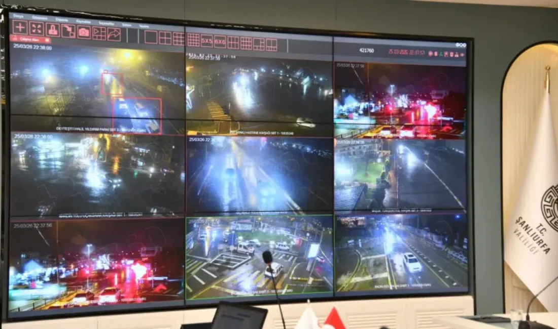 Şanlıurfa’da aniden bastıran şiddetli sağanak yağış kenti felç ederken, suların