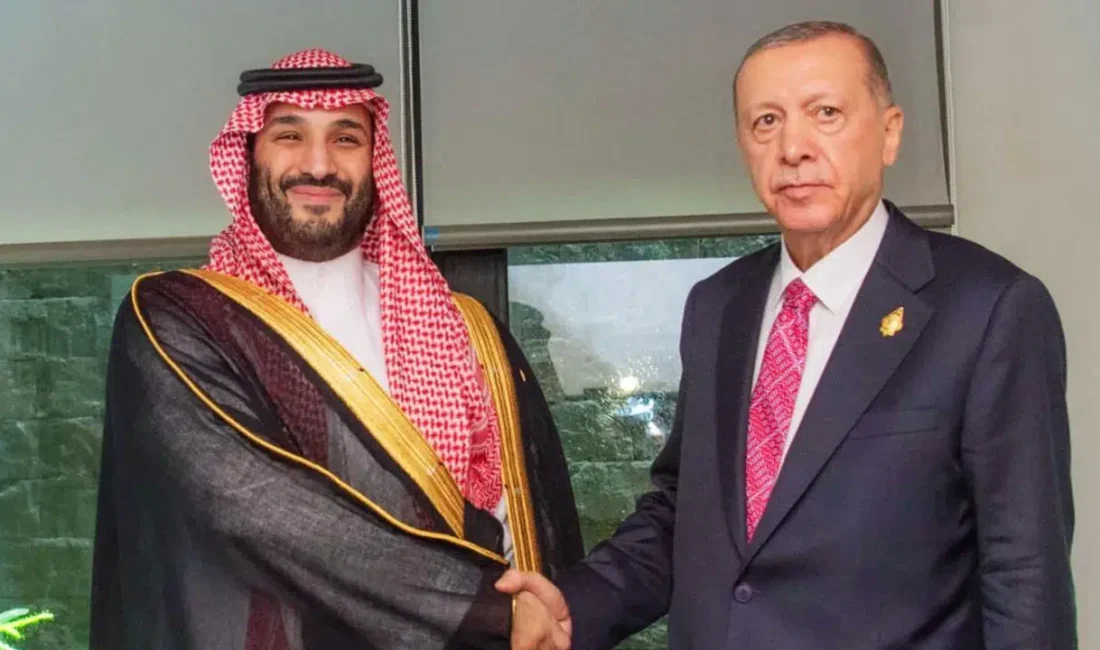 Cumhurbaşkanı Recep Tayyip Erdoğan ile Suudi Arabistan Veliaht Prensi Muhammed