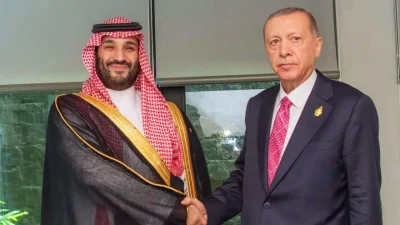 Cumhurbaşkanı Recep Tayyip Erdoğan ile Suudi Arabistan Veliaht Prensi Muhammed