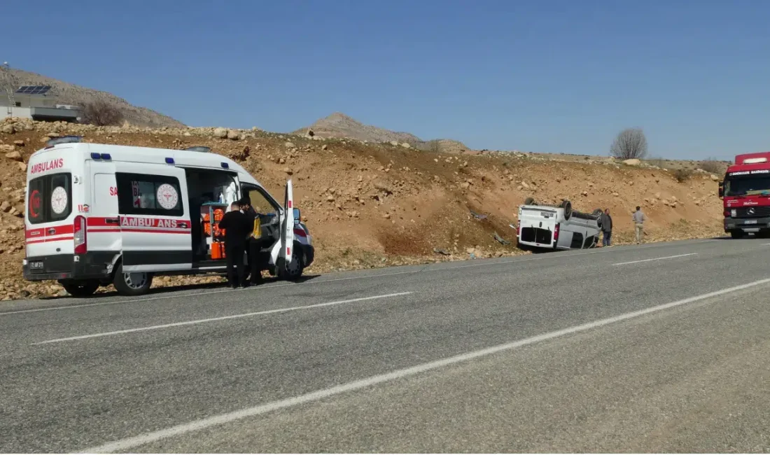 Batman’ın Gercüş ilçesinde seyir halindeki bir minibüsün sürücüsünün kontrolünden çıkarak