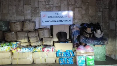 Kırşehir İl Jandarma Komutanlığı ekipleri tarafından gerçekleştirilen yol kontrolü sırasında