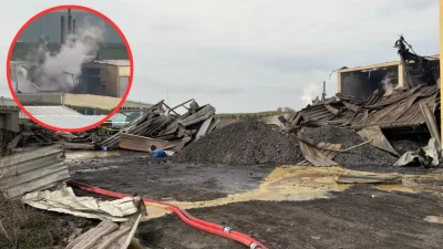 Tekirdağ’ın Hayrabolu ilçesinde kemik tozu ve hayvansal yağ üretimi yapan