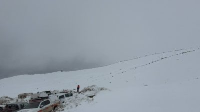 Ağrı Dağı zirve tırmanışı sırasında olumsuz hava koşulları nedeniyle gruptan