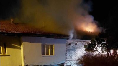 Çankırı İncili Çeşme Mahallesi’nde geceyi aydınlatan alevler büyük bir faciaya