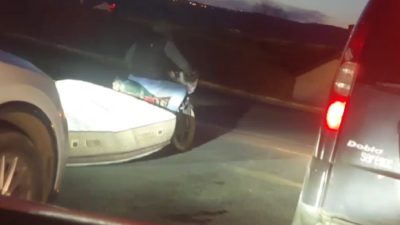 Tekirdağ’ın Süleymanpaşa ilçesinde akşam saatlerinde kaydedilen görüntüler “bu kadarına da