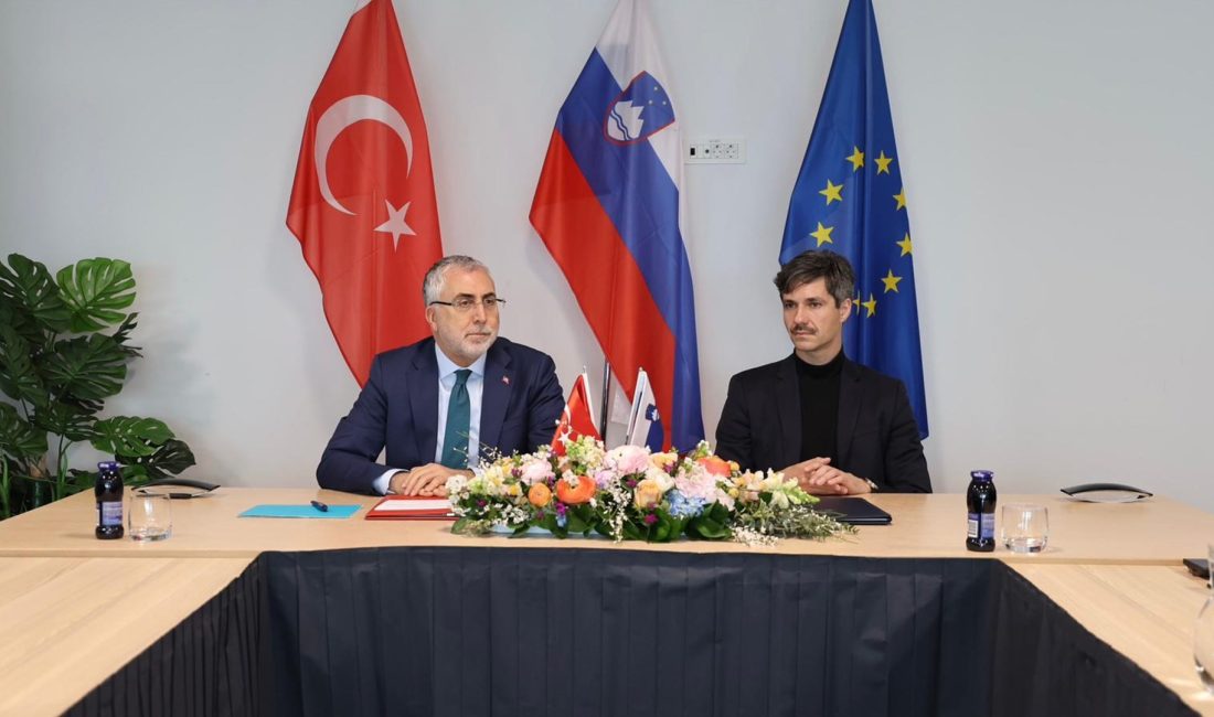 Çalışma ve Sosyal Güvenlik Bakanı Vedat Işıkhan, Slovenya’nın başkenti Lyublyana’da