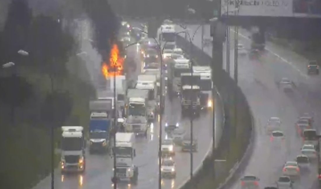 İstanbul Tuzla’da sabah saatlerinde meydana gelen feci olayda seyir halindeki