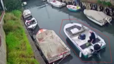 İstanbul Kartal Sahili’nden balık tutmak amacıyla teknesiyle denize açılan 50