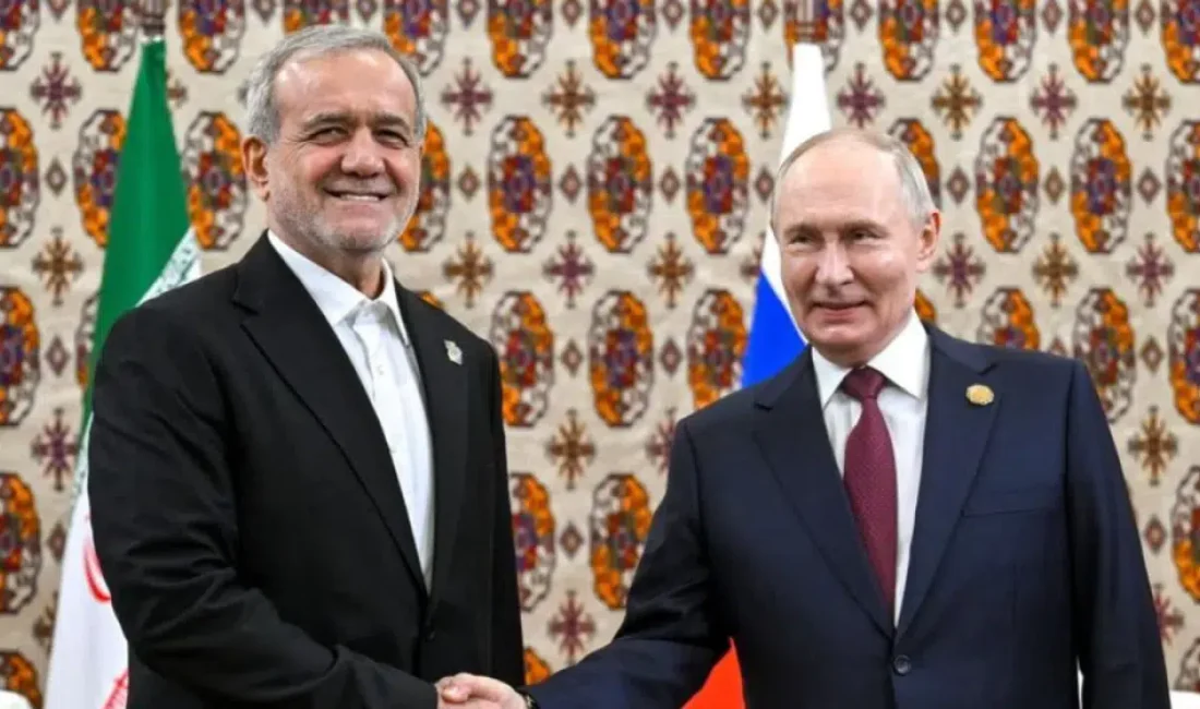 Rusya Devlet Başkanı Vladimir Putin ile İran Cumhurbaşkanı Mesud Pezeşkiyan