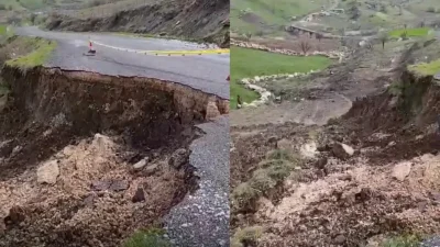 Diyarbakır’ın Çermik ilçesinde üç gündür aralıksız devam eden şiddetli sağanak