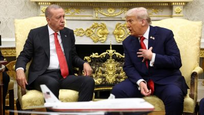 Cumhurbaşkanı Recep Tayyip Erdoğan ile ABD Başkanı Donald Trump arasında