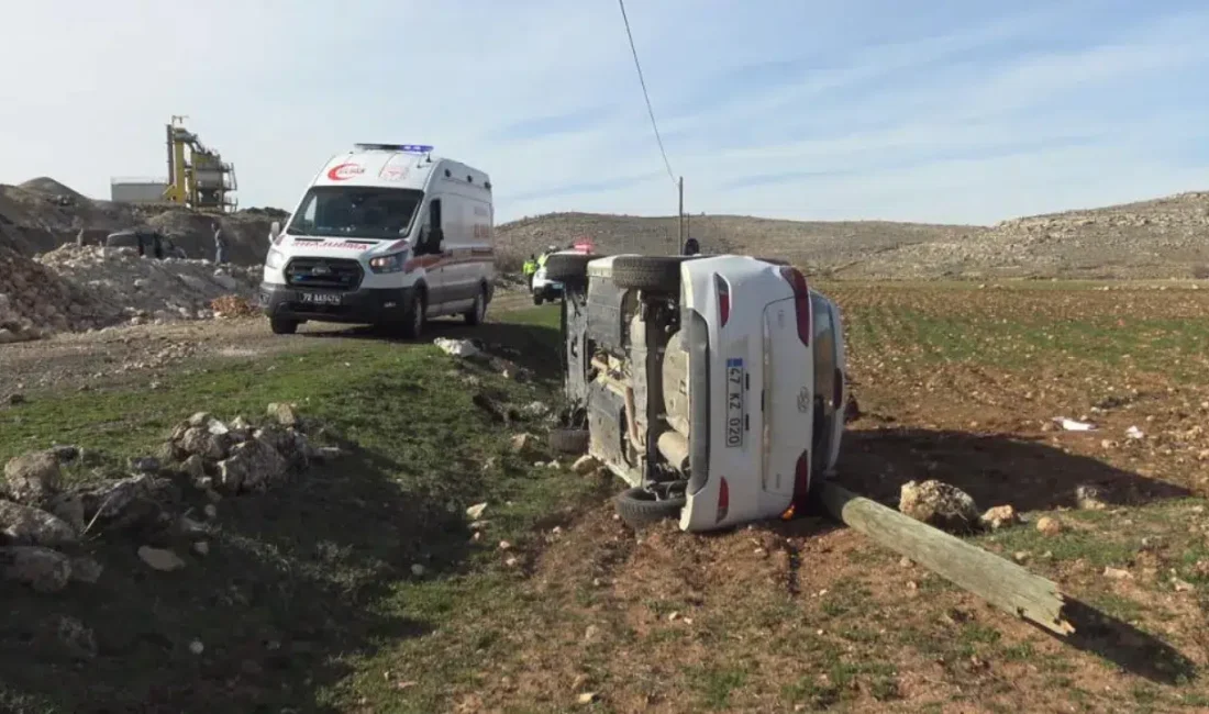 Batman’ın Gercüş ilçesinde seyir halindeki bir otomobilin sürücüsünün kontrolünden çıkarak