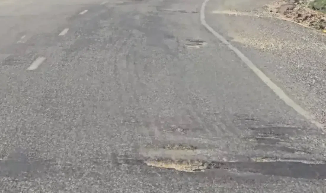 Diyarbakır’da Çermik ve Ergani ilçeleri arasındaki ulaşımı sağlayan karayolunda oluşan