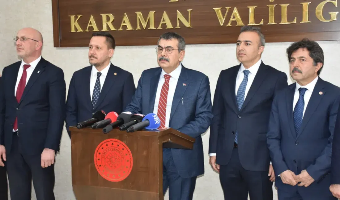 Milli Eğitim Bakanı Yusuf Tekin Karaman ziyareti kapsamında eğitim gündemine