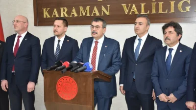 Milli Eğitim Bakanı Yusuf Tekin Karaman ziyareti kapsamında eğitim gündemine