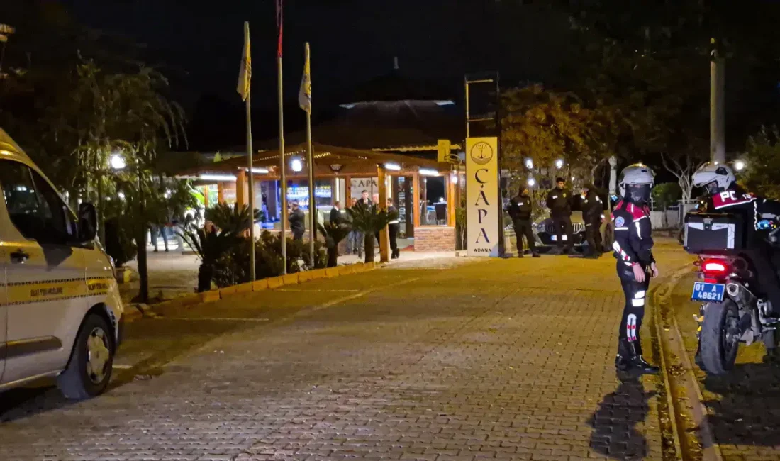 Adana’da bir restoranda iki kişi arasında başlayan sözlü tartışma kısa