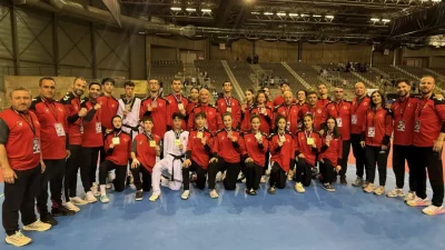 Belçika Açık Taekwondo Turnuvası’na damga vuran ay-yıldızlı sporcularımız, gençler ve