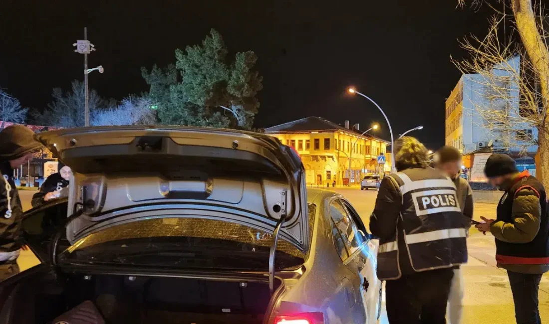 Karaman İl Emniyet Müdürlüğü tarafından şehir genelinde yürütülen geniş kapsamlı