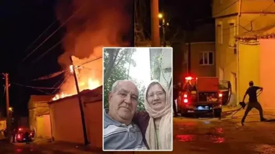 Muğla’nın Yatağan ilçesinde sessiz geceyi yırtan alevler müstakil bir evi