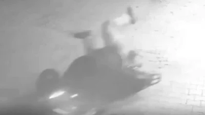 Kahramanmaraş’ın Afşin ilçesinde yaşanan ve saniyeler içinde gerçekleşen ilginç kaza