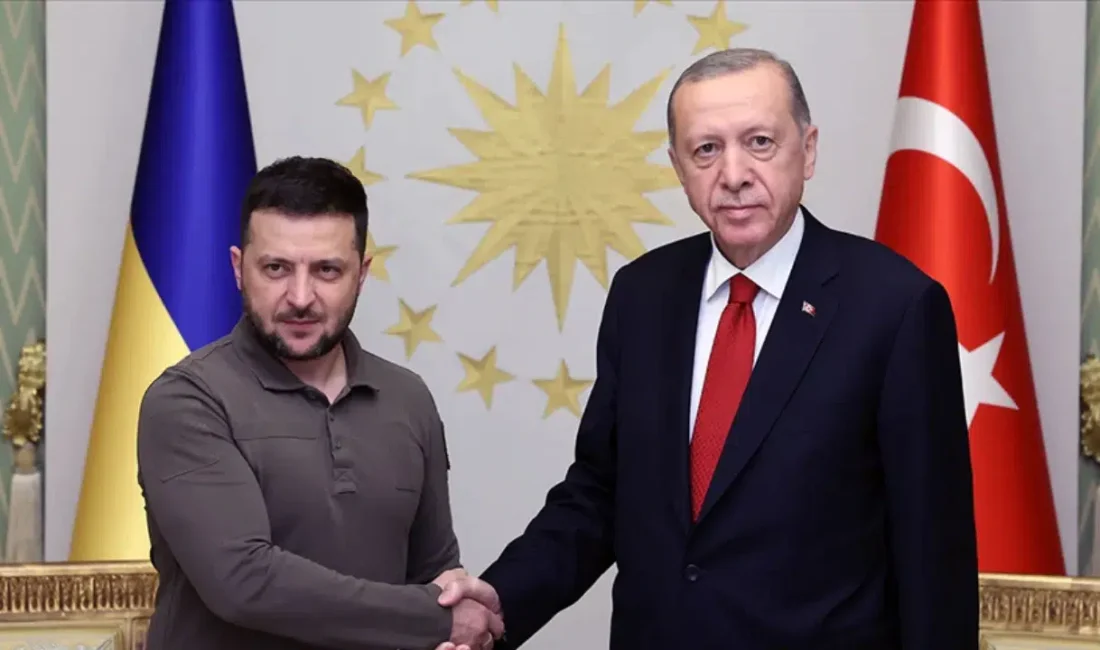 Cumhurbaşkanı Recep Tayyip Erdoğan, Ukrayna Devlet Başkanı Volodimir Zelensky ile