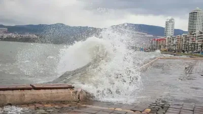 Meteoroloji Genel Müdürlüğü tarafından Ege Denizi için yapılan son dakika
