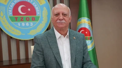 Türkiye Ziraat Odaları Birliği (TZOB) Genel Başkanı Şemsi Bayraktar, Şubat