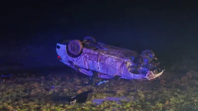 Bingöl-Diyarbakır karayolunda kontrolden çıkan bir otomobilin takla atması sonucu meydana