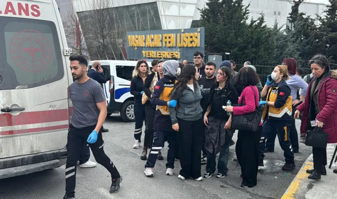 İstanbul Beylikdüzü’nde bir lisede gerçekleştirilen bilimsel deney sırasında yaşanan beklenmedik