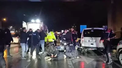 Bursa’nın Osmangazi ilçesinde “kadına şiddet” ihbarı üzerine durdurulan bir araçta