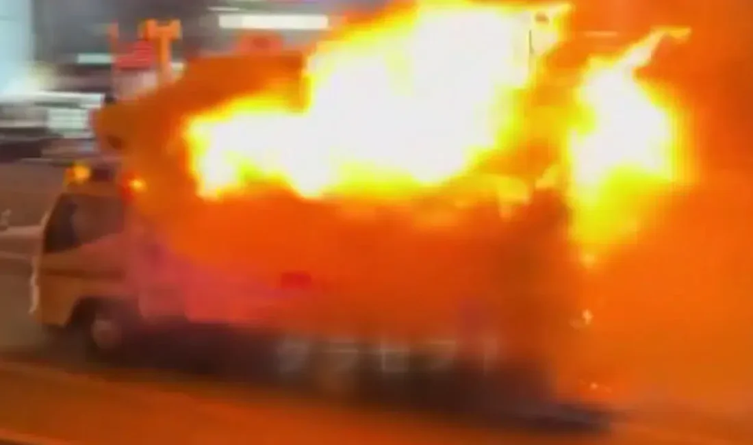 Japonya’nın Kumamoto şehrinde film sahnelerini aratmayan bir olay yaşandı; seyir