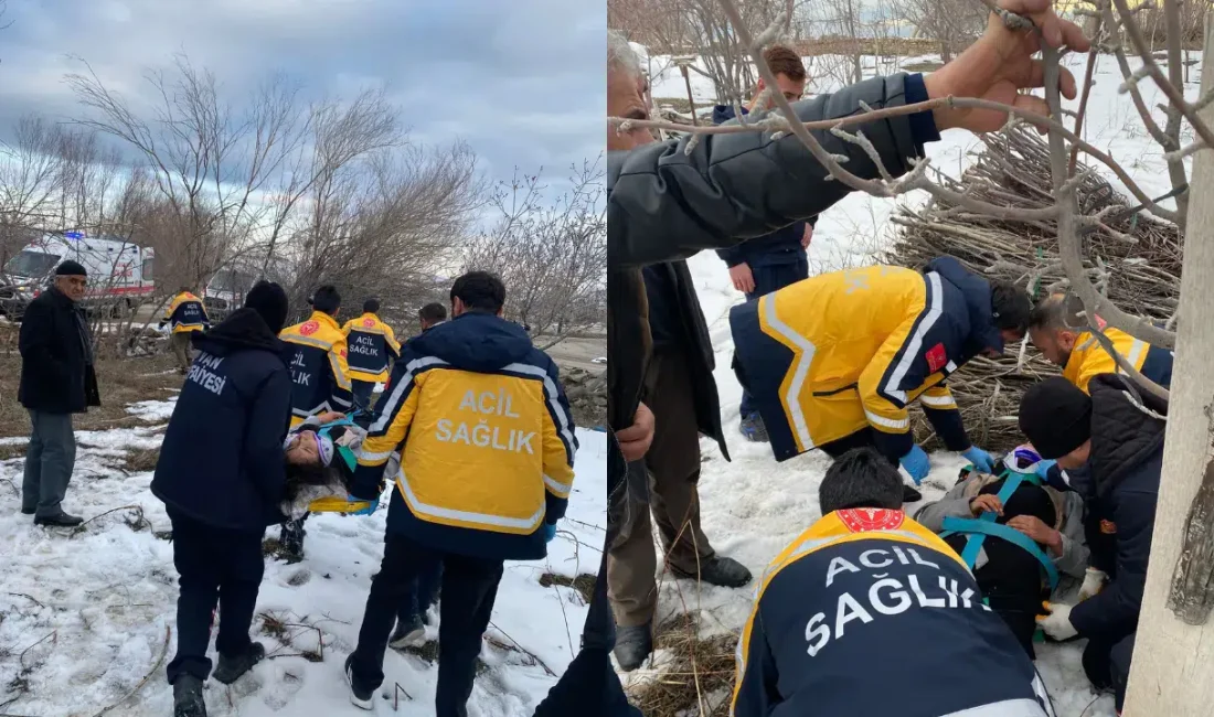 Van’ın Edremit ilçesinde seyir halindeki bir kamyonetin kontrolden çıkarak devrilmesi