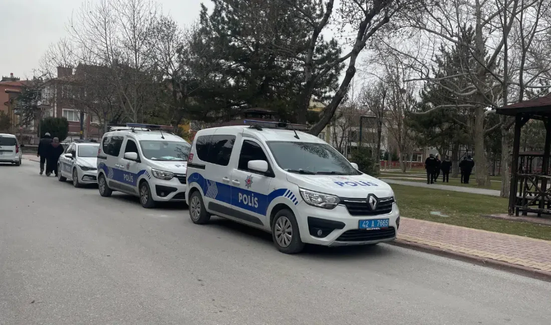 Konya’nın Selçuklu ilçesinde bir parkta çıkan sözlü tartışmanın bıçaklı saldırıya