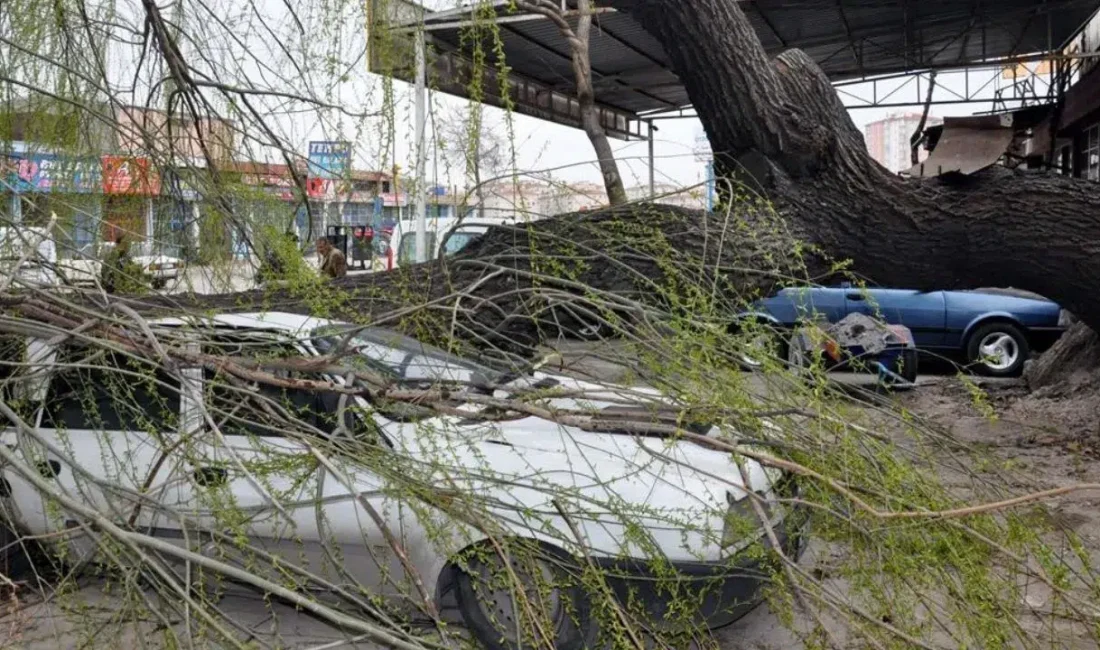 Osmaniye’nin Bahçe ilçesinde aniden bastıran şiddetli rüzgar ve yağış hayatı