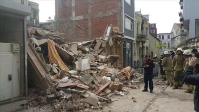 İstanbul’un Fatih ilçesinde meydana gelen patlama ve ardından yaşanan bina
